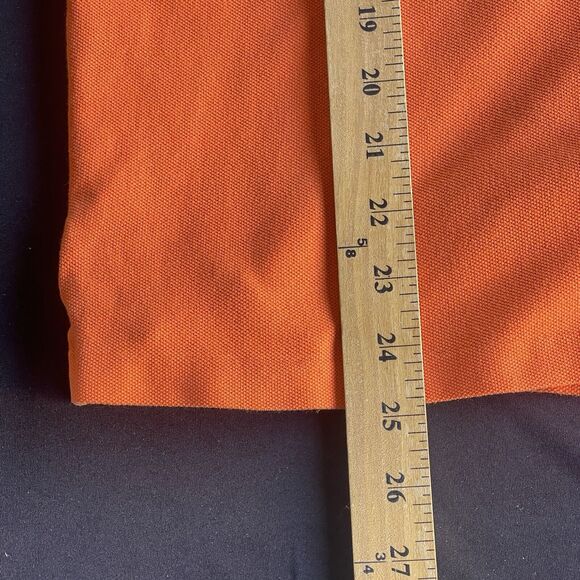 Polo Ralph Lauren Polo Shirt Men Medium Custom Fit Big Pony Orange Casual Cotton - Picture 10 of 10